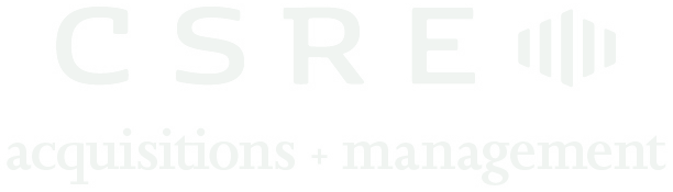 CSRE acquisitions + management
