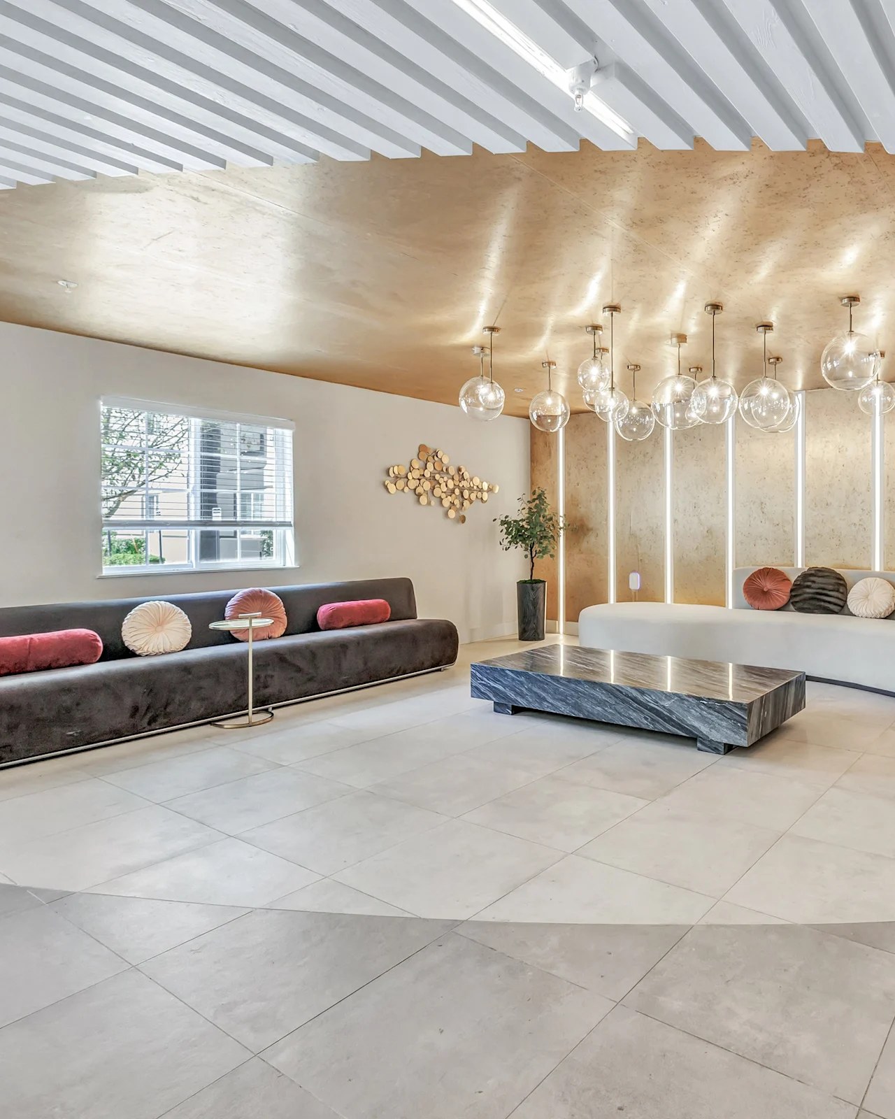Renovated resident lounge